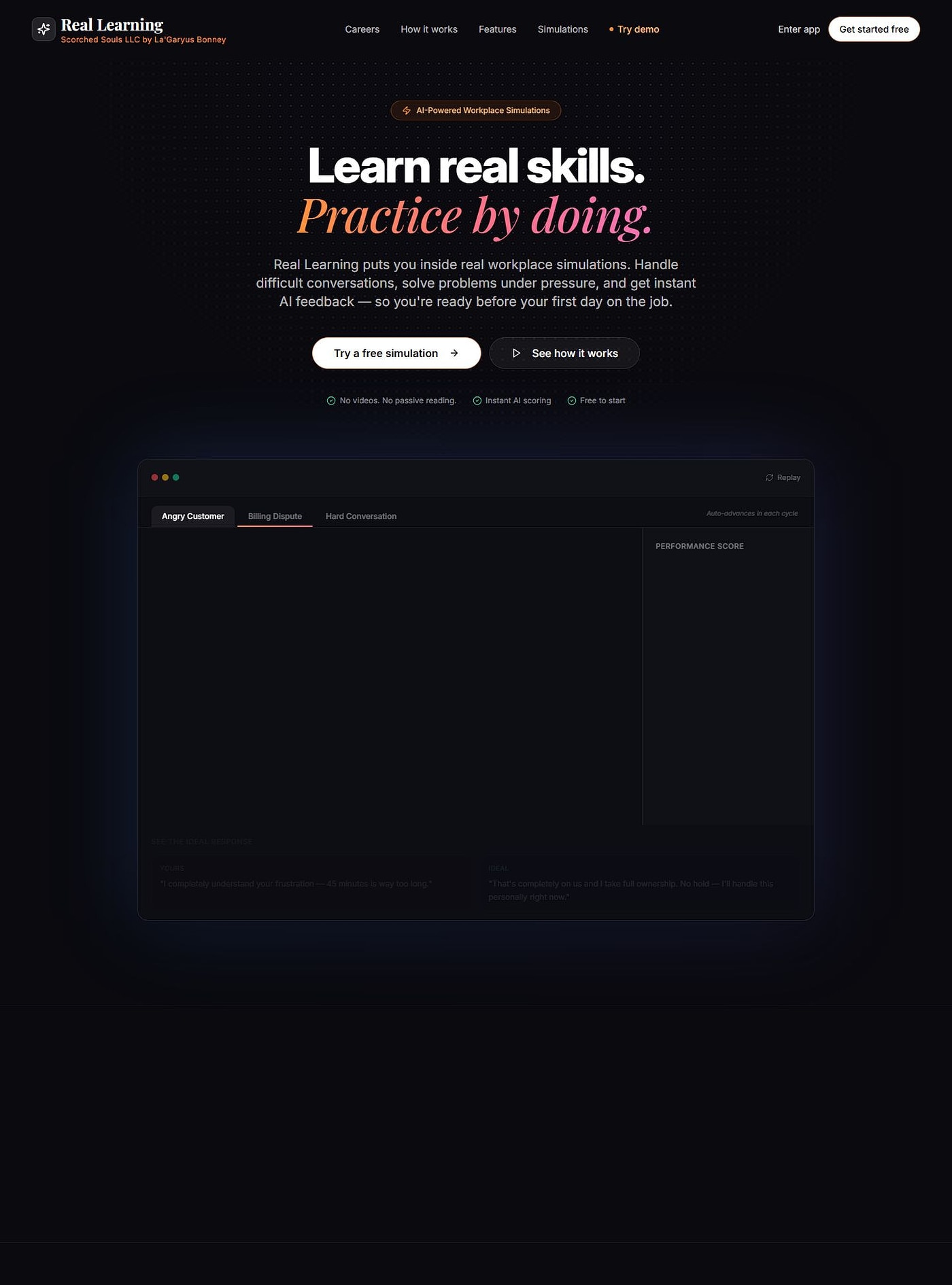 Real Learning — AI Job Skills Platform