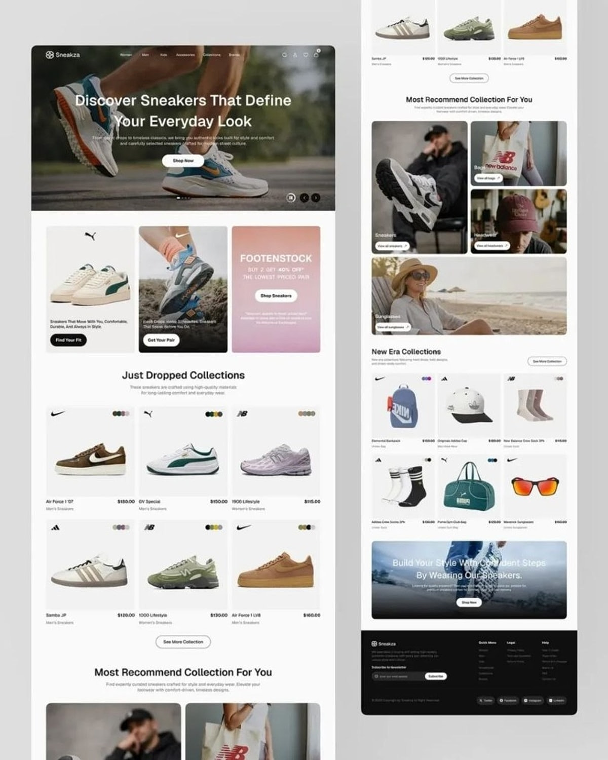 Sneakza — Sneaker E-commerce UI